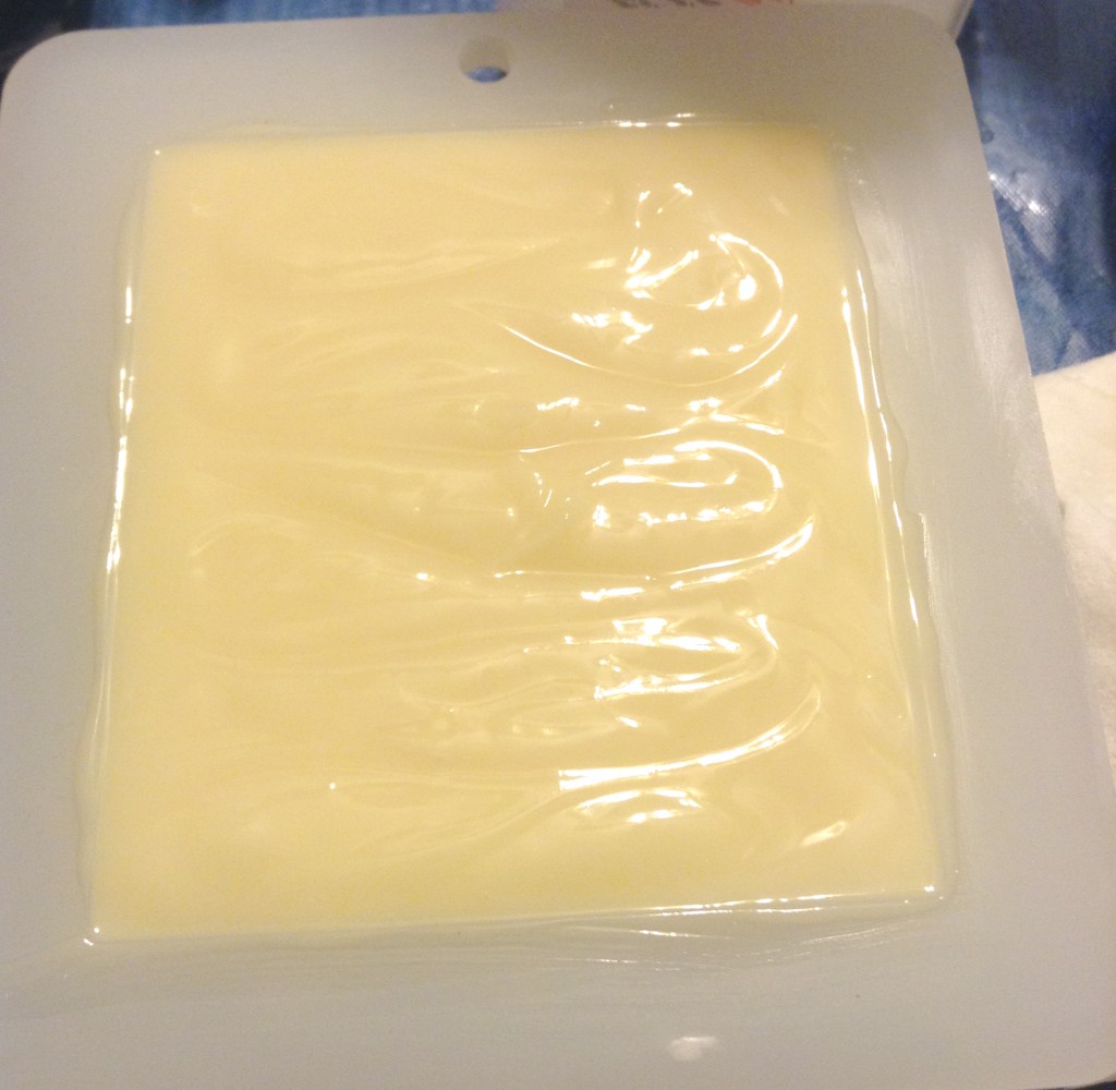 Soap in mold