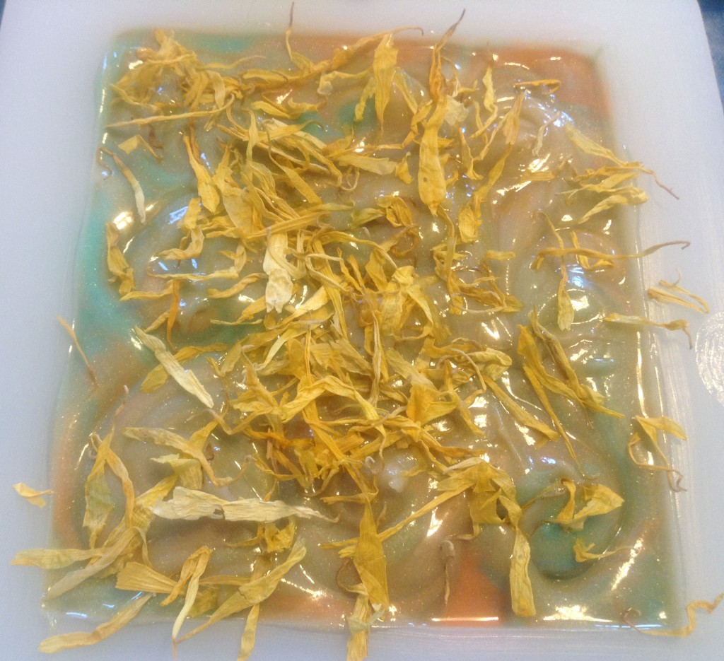 Calendula Petals on Top